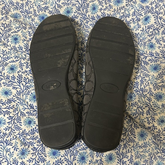 EUC Coach Signature Jacquard Logo Flat Loafers Size 7 - Picture 5 of 8